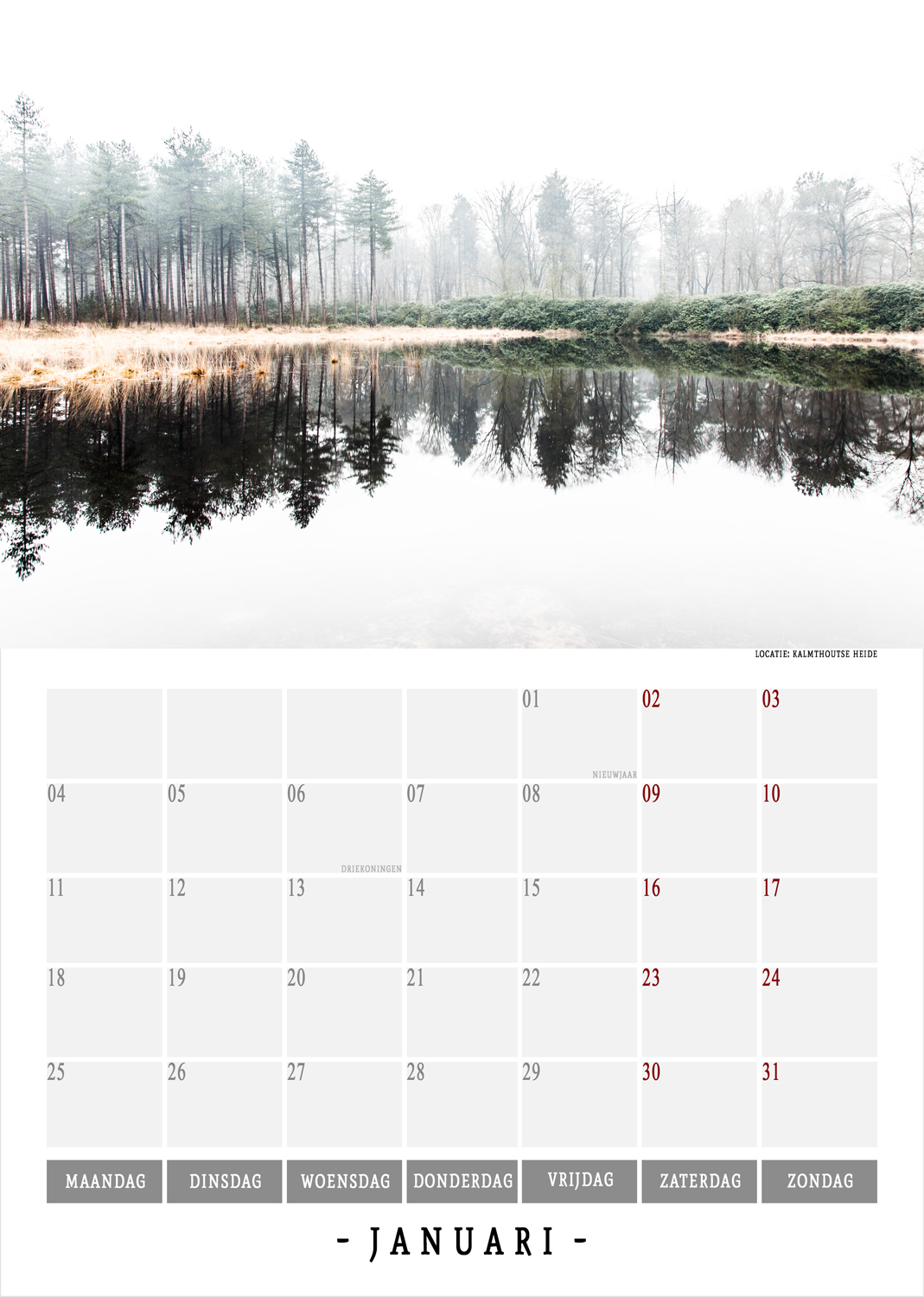 Kalenderactie BOS+ © Glenn Vanderbeke